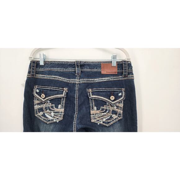 New Maurices Bootcut Bold Stitch Jeans‎ Size 9/10 32 - Picture 4 of 5